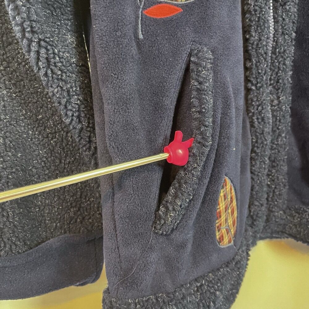 NWT Embroidered PrairieCore Northern Reflections Sherpa Fleece Coat Size M - Picture 6 of 15